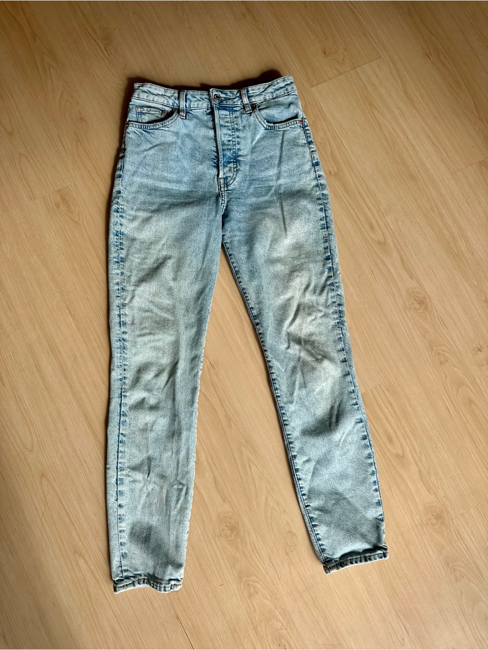 H&M Light-Wash Skinny Jeans